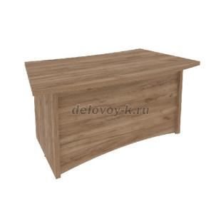 Стол руководителя криволинейный KSR-1  1600*920*765 рис1