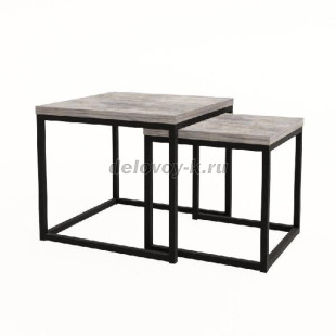 21SETLOGIC.001 Комплект журнальных столов СЕТ ЛОДЖИК (900*900*450) рис1