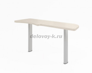 ФР-2.4Л Стол приставной левый к столам ФР-1.0, ФР-1.1 и ФР-1.5 1570*540*750 мм рис1