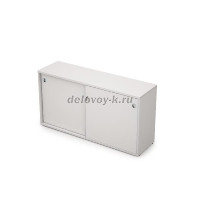 6ШКЗ.012 Шкаф-купе с замком (1435-400-750) Белый рис1