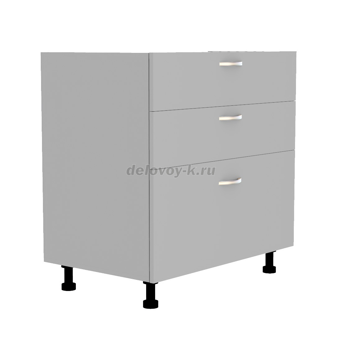 Тумба кухонная с тремя выдвижными ящиками 800*500*720 фото 1