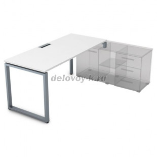 СТП-О.994 Стол рабочий прямолинейный, три опоры - правый (1600*900*750) рис4