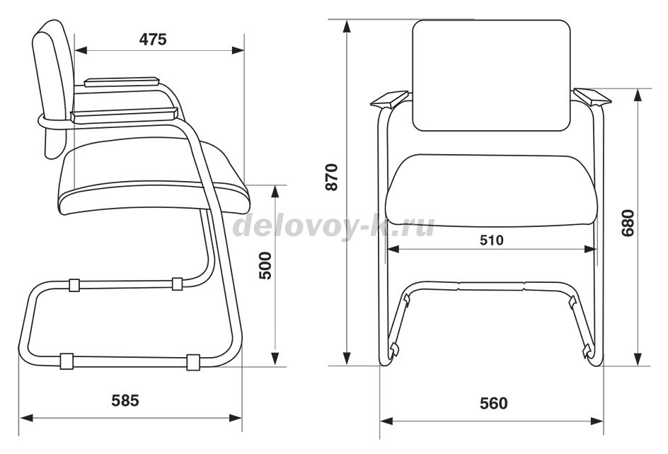 Кресло Бюрократ CH-271N-V фото 2