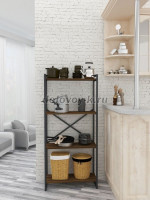 1510х690х340 мм 4 полки (коричневый)_5 рис4