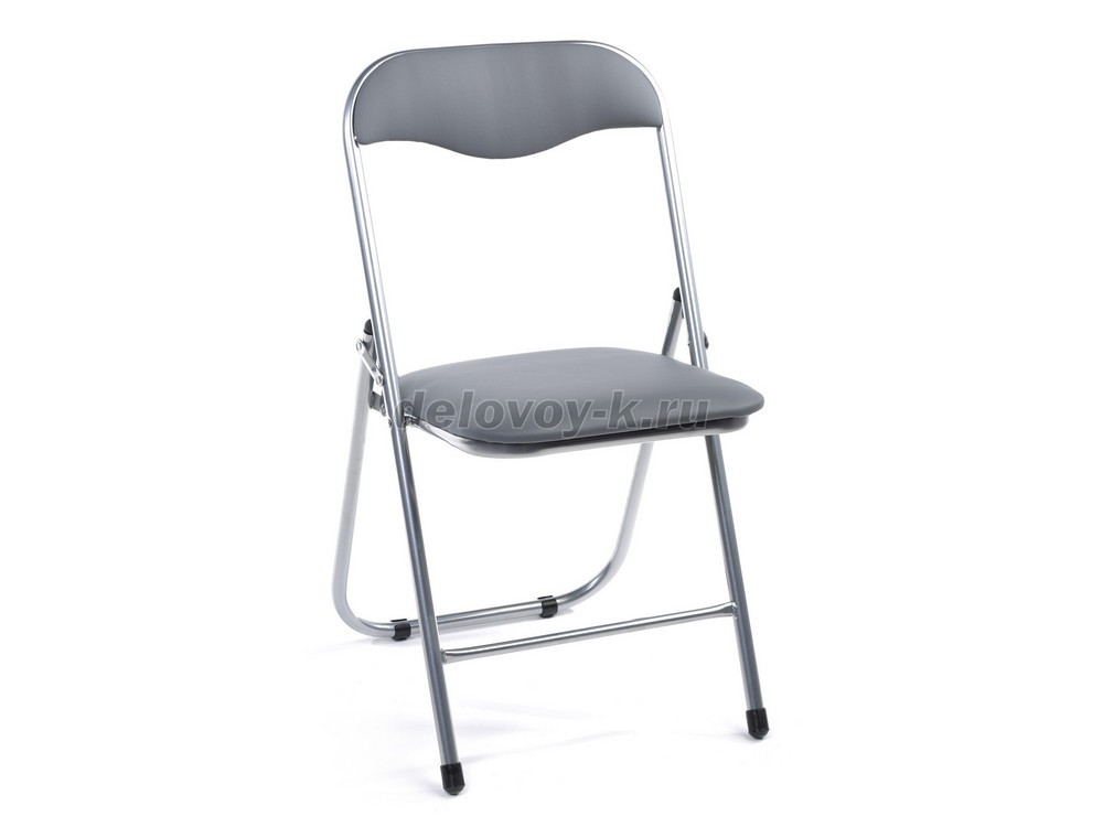 Стул складной РС01.00.04 каркас хром экокожа фото