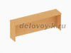 Полка настольная 1180х260х440 орех