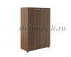 Шкаф широкий средний закрытый (без топа и боковин) орех