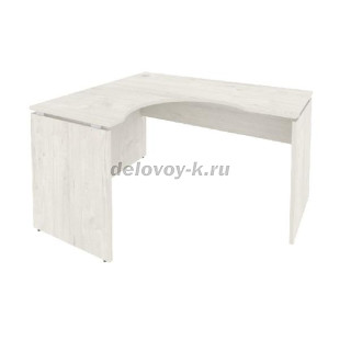 Стол криволинейный левый 1380*1200*750  Л.СА-3 Л (Дуб Наварра) рис1