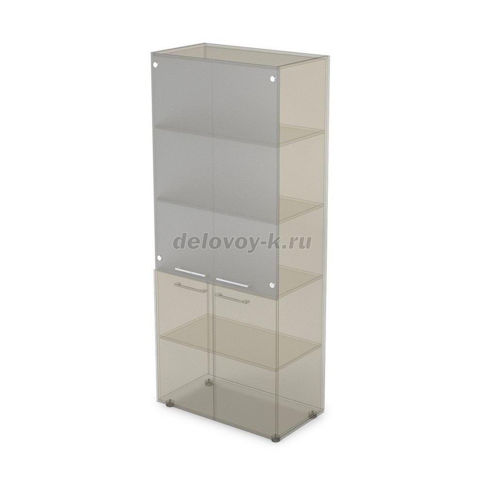 10ФКс.002 Комплект фасадов стеклянных цвет белый матовый (396*4*1148)*2 фото