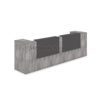 1КРТ-КЛ.005 Комплект Ресепшн с фартуком HPL 3632*751*1149 без подсветки рис3