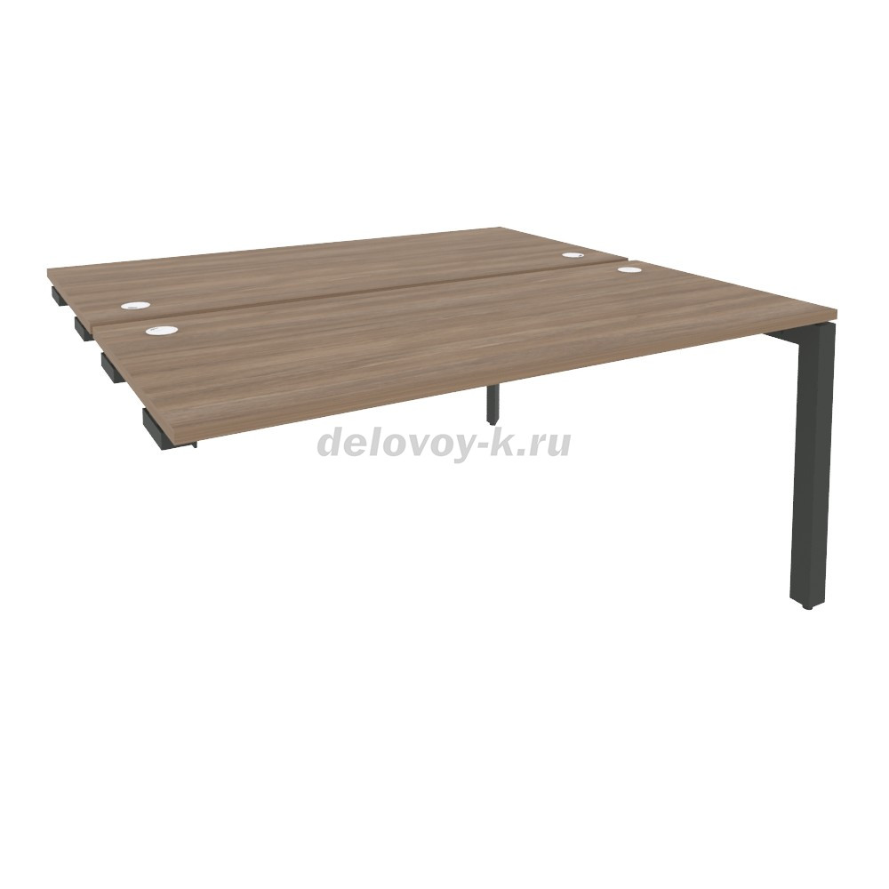 Стол-приставка двойной на П-образном м/к к опорным элементам 1580*1475*750 O.MP-D.SPR-4.7 фото
