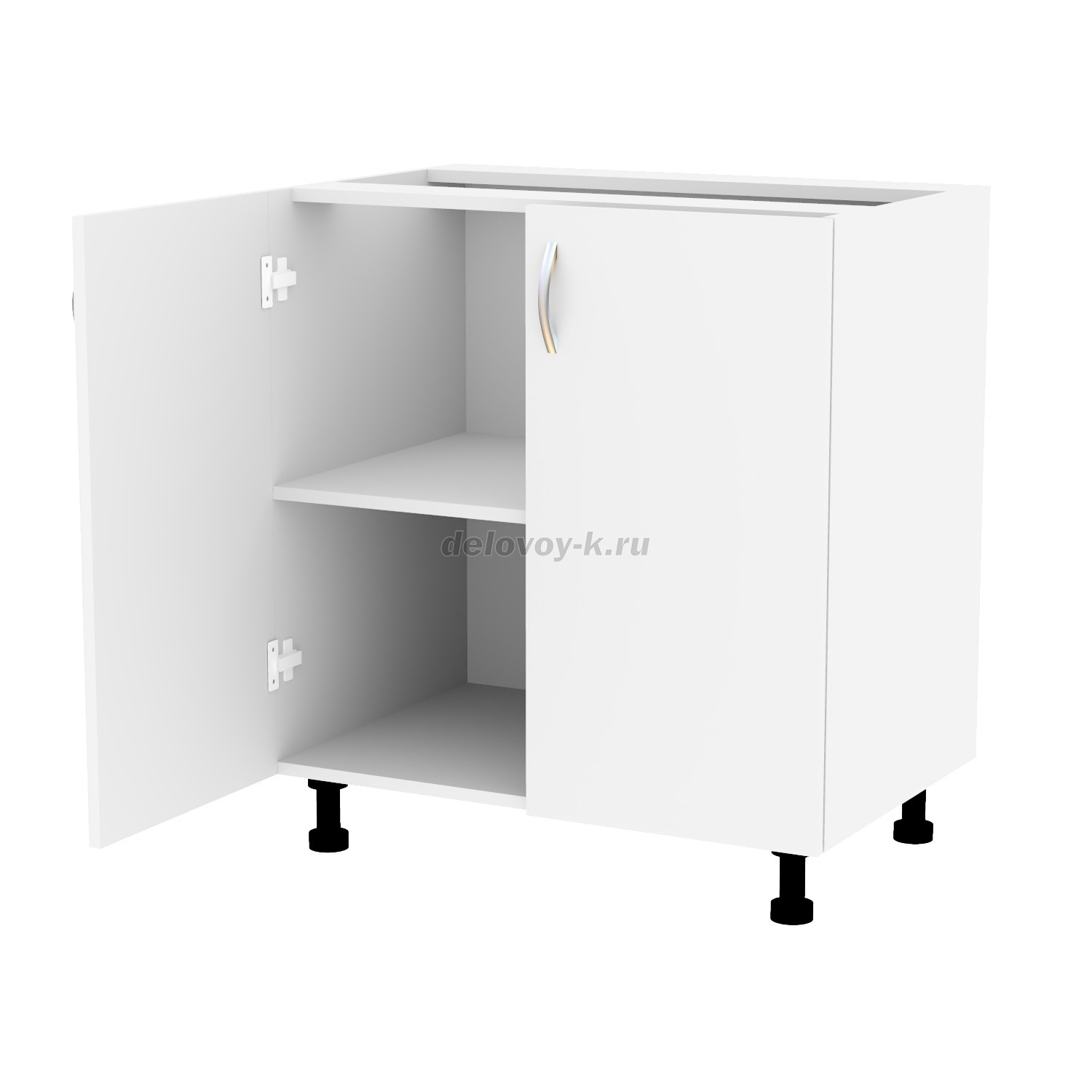 Тумба кухонная с двумя распашными дверями 700*500*720 фото 2