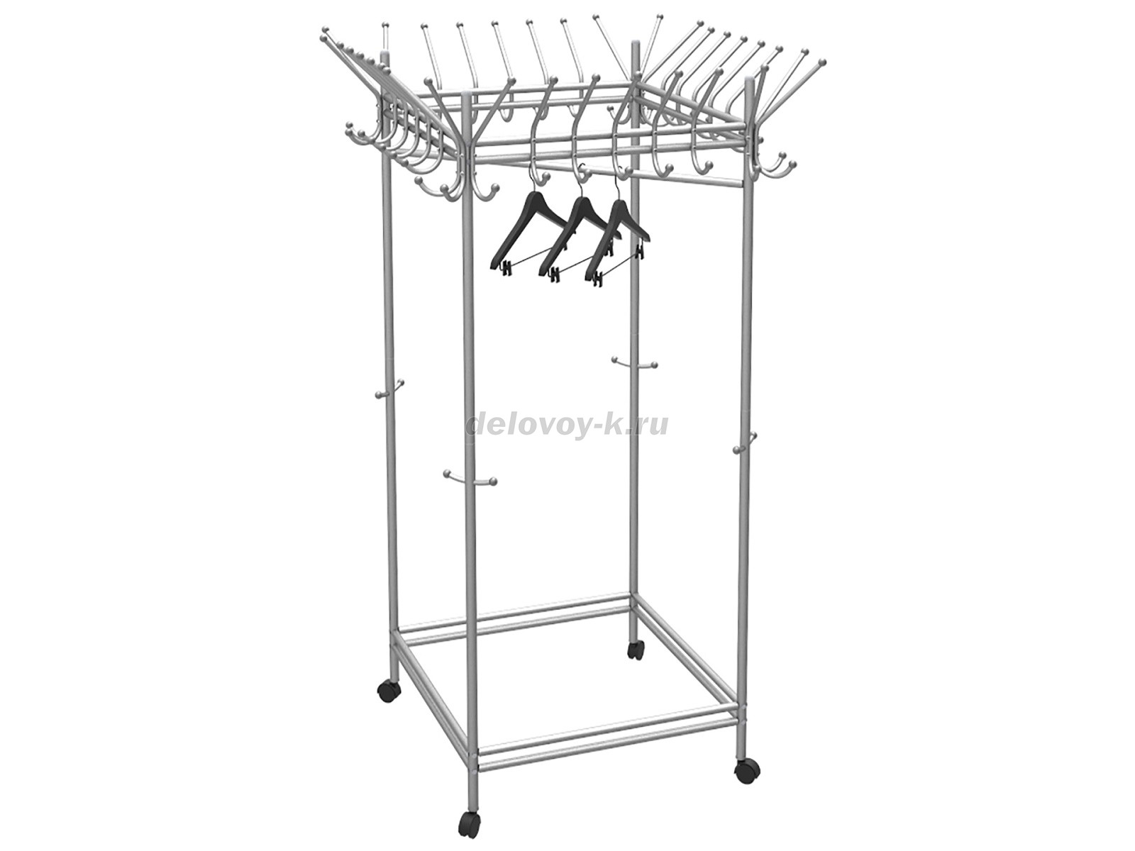 Вешалка напольная на колесах Пико 23 фото