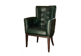Кресло с подлокотниками (высокая спинка с пиковками) Лорд С-08/1 рис1