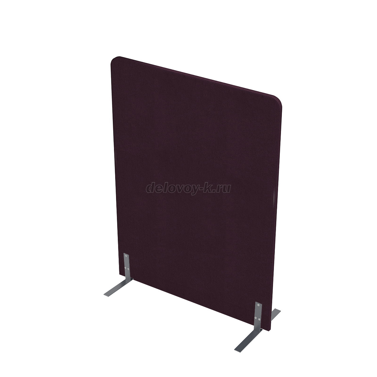 011.МПО.1014 Акустическая мобильная перегородка на стационарных опорах 1000*450*1400 фото