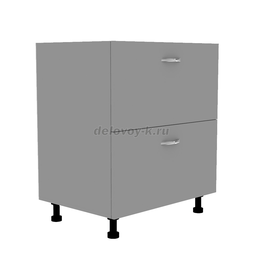 Тумба кухонная с двумя выдвижными ящиками 800*500*720 фото 1