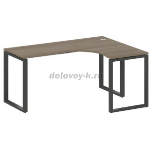 Стол криволинейный правый на О-образном м/к 1600*1200*750  БО.СА-4 Пр рис1