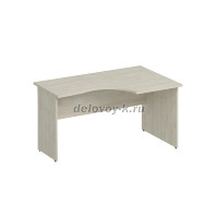 К.122 Стол эргономичный правый 1400-750-900_Орех французский рис1