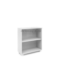 Стеллаж широкий низкий|белый рис1