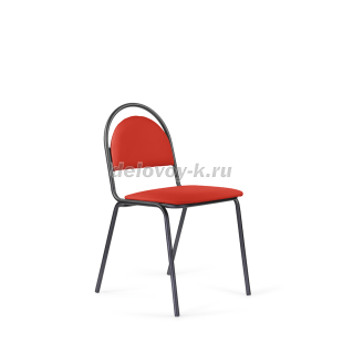 Стул Стандарт каркас черный, экокожа рис1