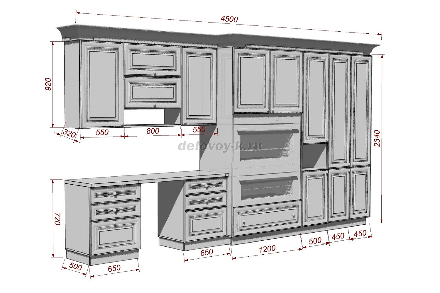 Кухонный гарнитур КРЕМИЯ фото 5