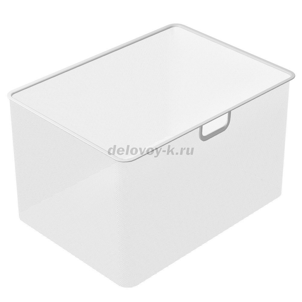 Корзина мелкосетчатая GBM 60х30 белая Практик HOME фото 1