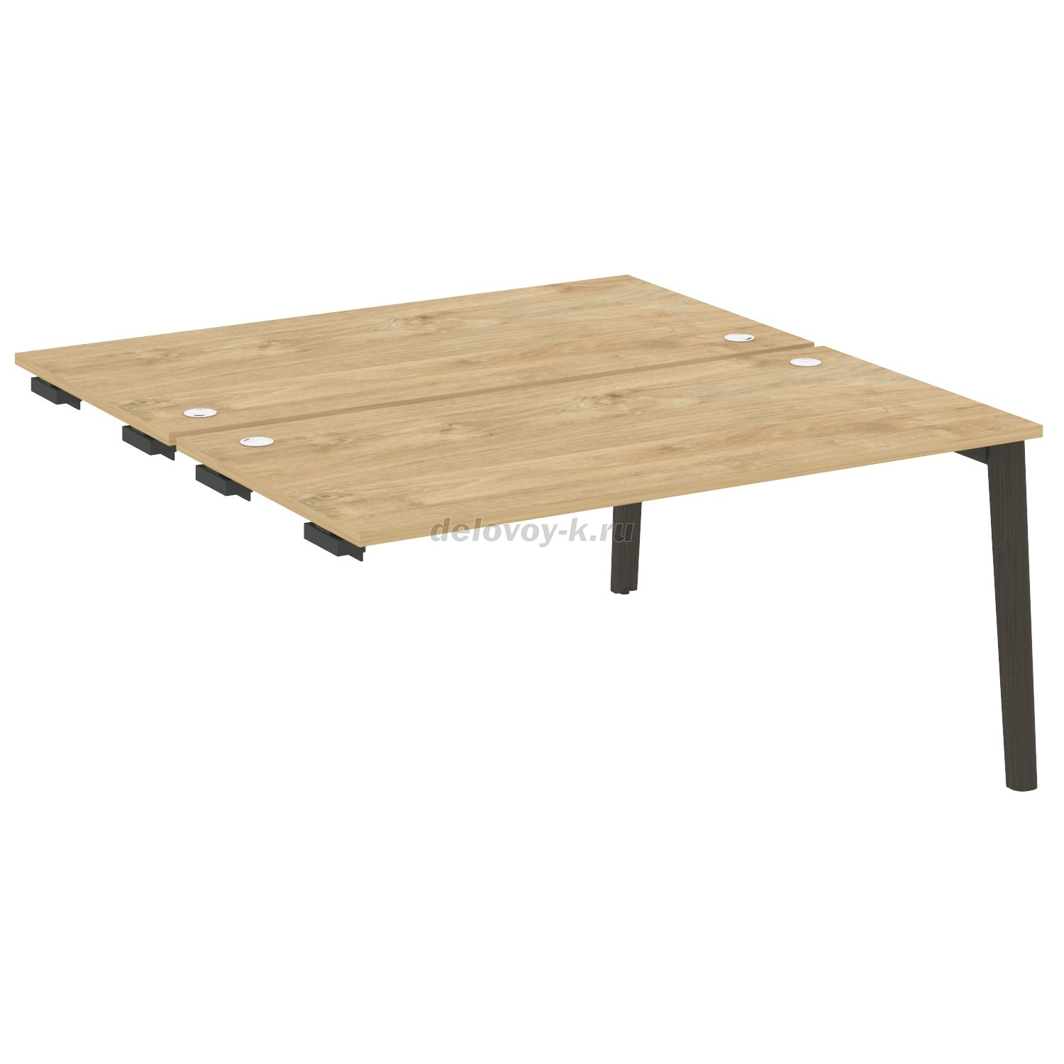 Стол-приставка двойной  к опорным элементам, опоры - массив дерева 1580*1635*750  OW.D.SPR-4.8 фото