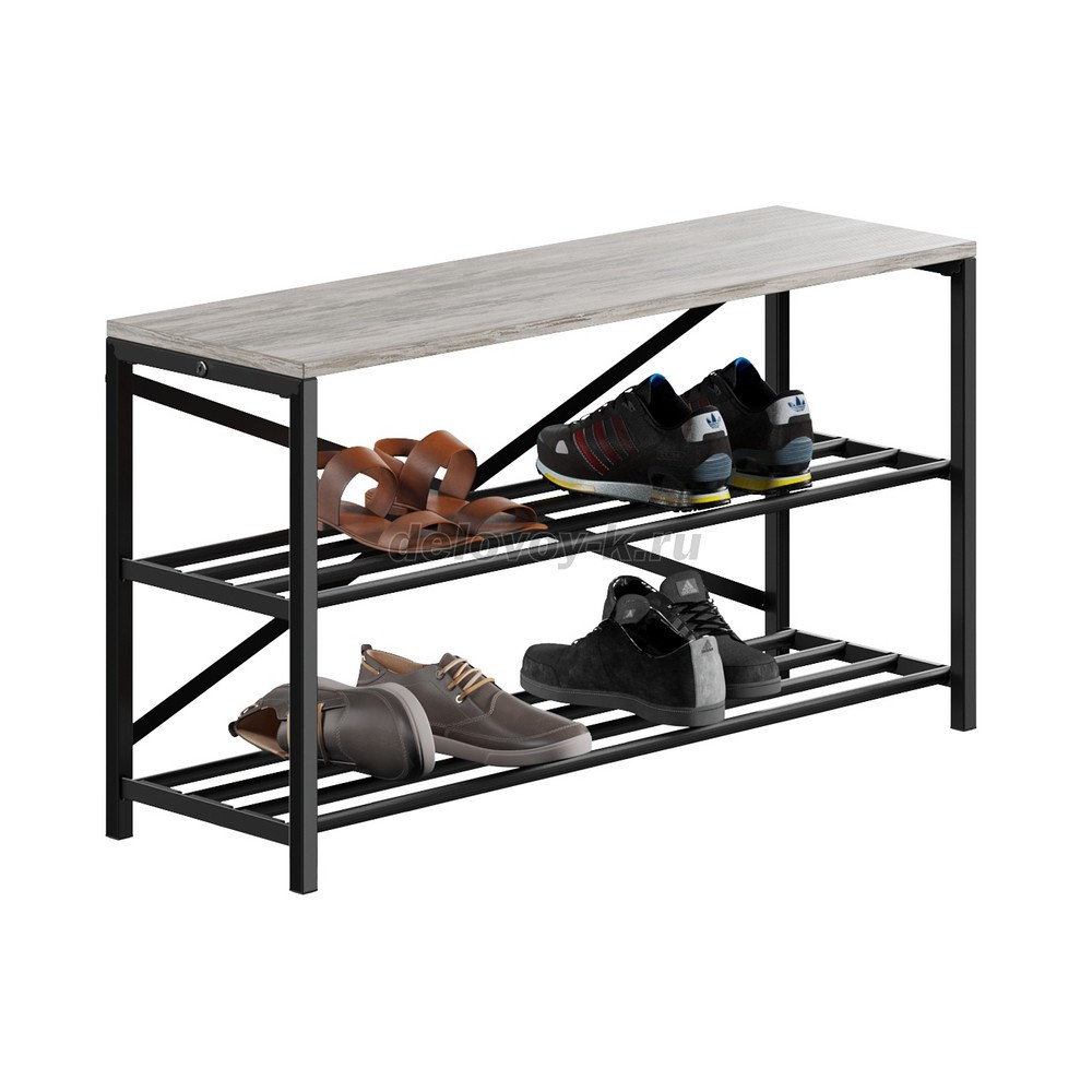 GUTTA Обувница 50х92х29 см 3 полки фото