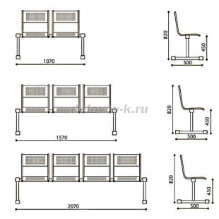Секция СЕЛЕНА ЭКОНОМ 2-местная рис2