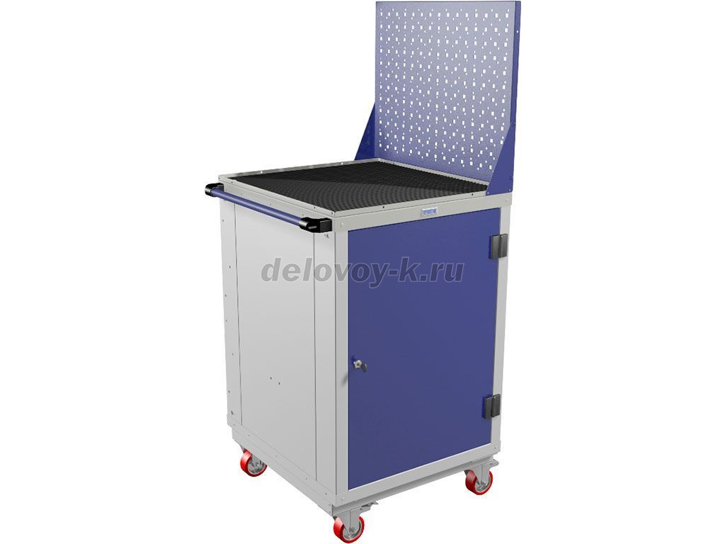 Тумба на колесах Комплект WS-1 (тумба WS-1, коврик, лоток, экран, ручка WS, комплект из 4 колес) фото 1