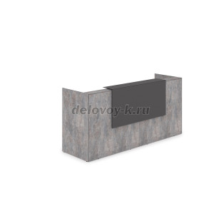 1КР-КЛ.001 Комплект Ресепшн с фартуком HPL 2432*750*1149 без подсветки рис3