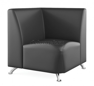 Модуль угловой прямоугольный ИНТЕР Хром рис1