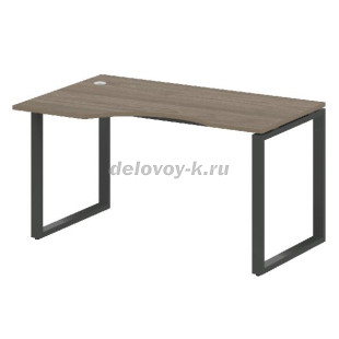 Стол криволинейный левый на О-образном м/к 1400*900*750  БО.СА-2 Л рис1