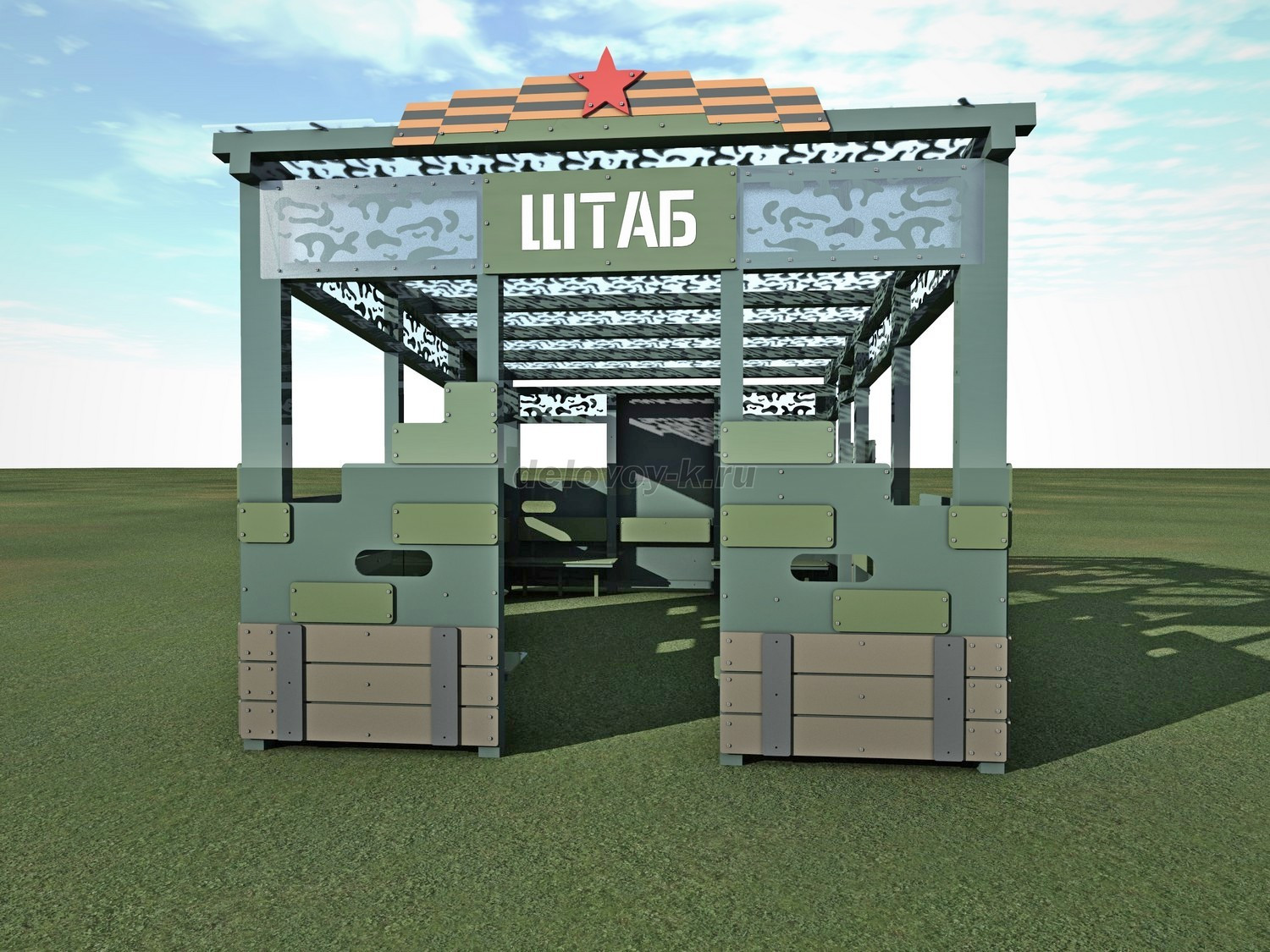 Детская площадка ШТАБ серия Гвардеец фото 5