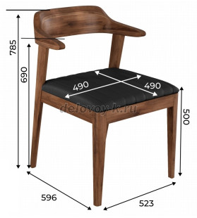 AL 504 Стул Хорди (523*596*785) рис2