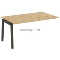 Проходной наборный элемент переговорного стола, опоры - массив дерева OW.NPRG-4 рис1