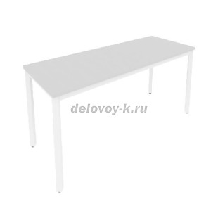 Стол письменный на металлокаркасе 1580*600*750  С.СП-6.1 (Серый/Белый мк) рис1