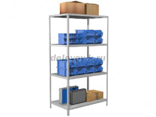 Стеллаж MS 185/100х60/4 рис1