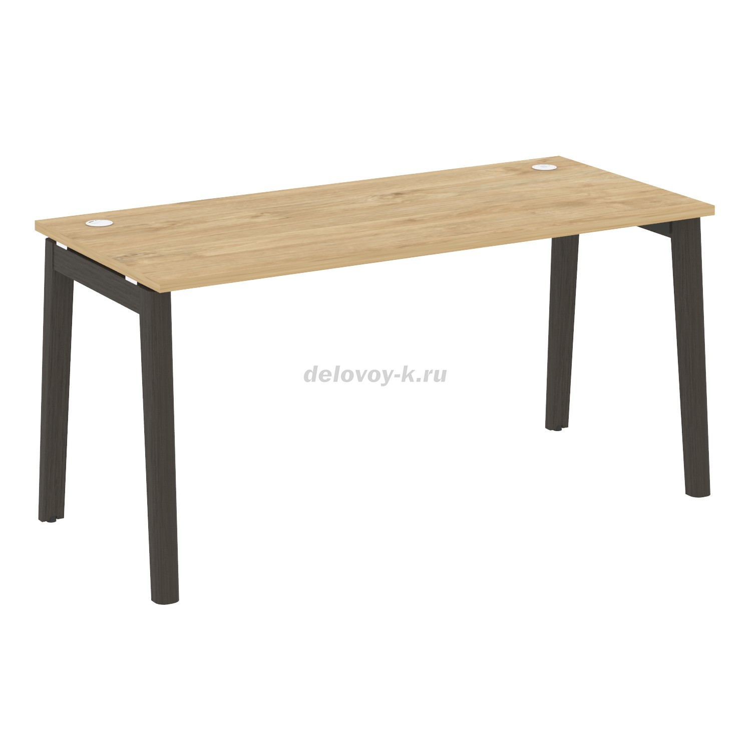 Стол письменный, опоры - массив дерева 1580*720*750  OW.SP-4.7 фото