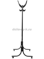 Вешалка напольная на колесах М 11 черный_b рис2