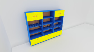 Стеллаж "Василиса" СТ-002 2100*400*1700 рис2