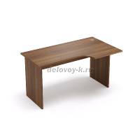 2С.045 Стол криволинейн.прав. (1400*800*750)|шамони темный рис1