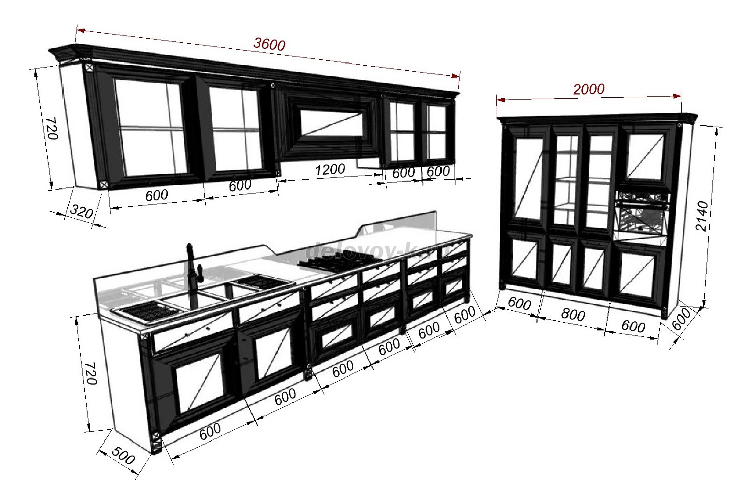 Кухонный гарнитур КАМОНЬЯНА фото 4
