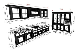Кухонный гарнитур КАМОНЬЯНА рис4