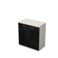 9НШ.023.4 Шкаф низкий со стеклом (800-450-845) ivory рис3