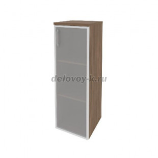 Шкаф средний узкий правый (1 средний фасад стекло в раме)  400*420*1207 O.SU-2.4R(R) рис1