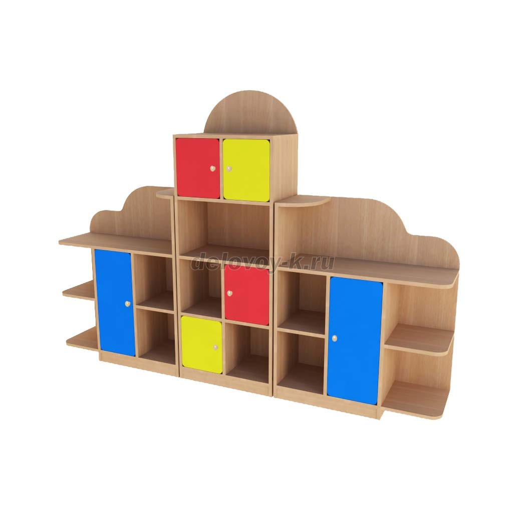 Стенка "Антошка" цветной фасад фото