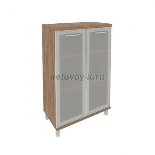 Шкаф средний широкий (2 средние двери стекло в раме) KST-2.4R 801*432*1260 рис1