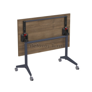 8СР.118 Складной прямолинейный стол (1200*700*750) (Шамони темный/Графит) рис2