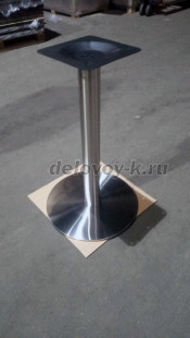 Подстолье из полированной нержавеющей стали матовое 1001EM  (сроки поставки уточняйте у менеджеров) рис3